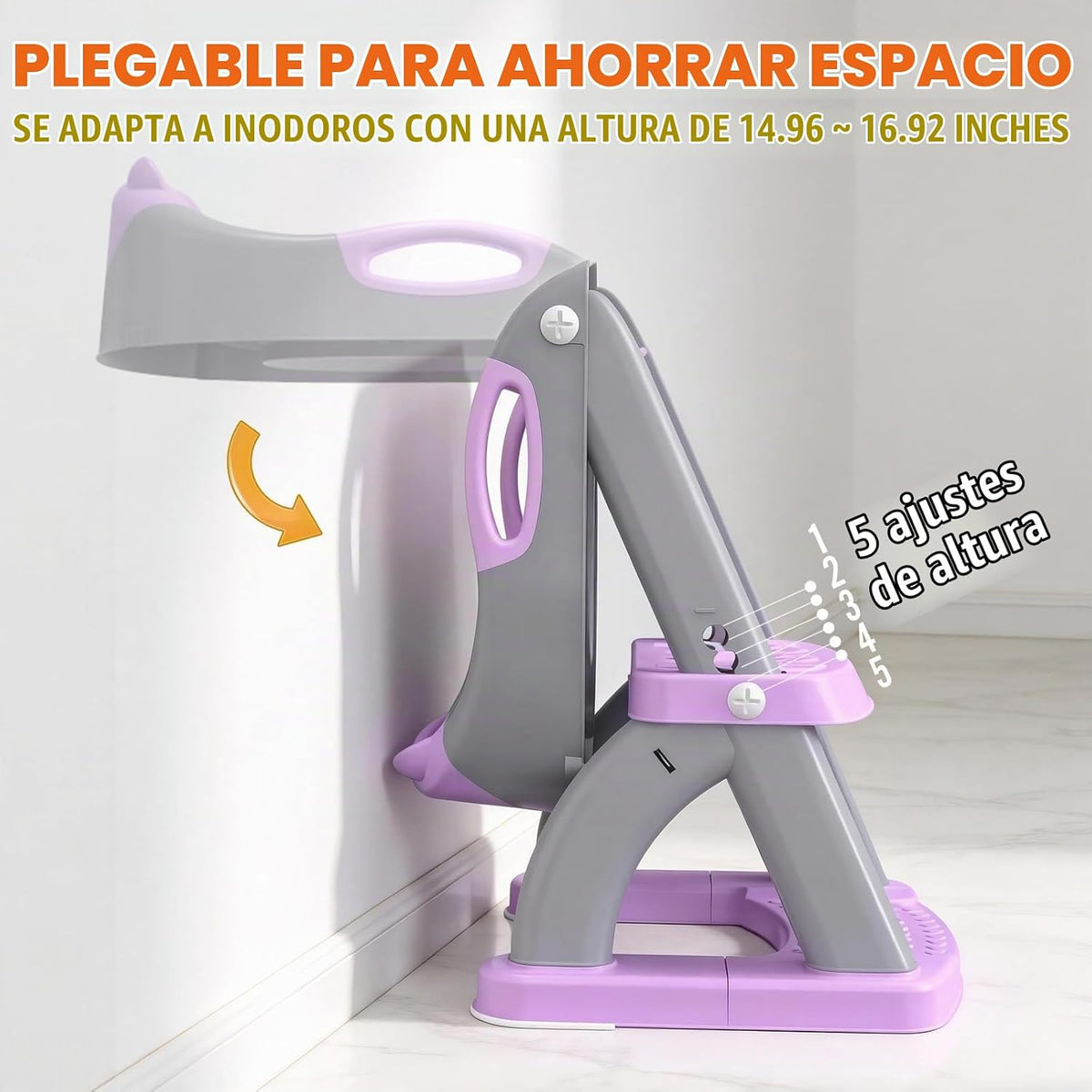 Inodoro de entrenamiento para ir al baño para niños pequeños, asien...