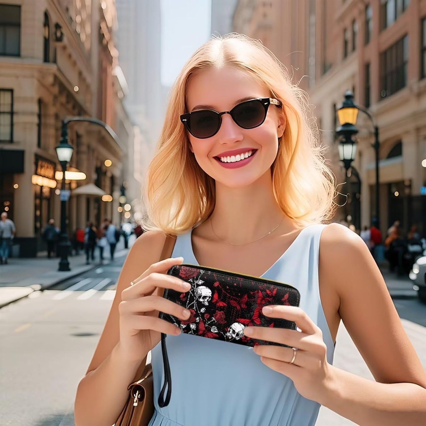 Finagallathe Juego de 2 bolsos para mujer, bolsa grande con cartera...