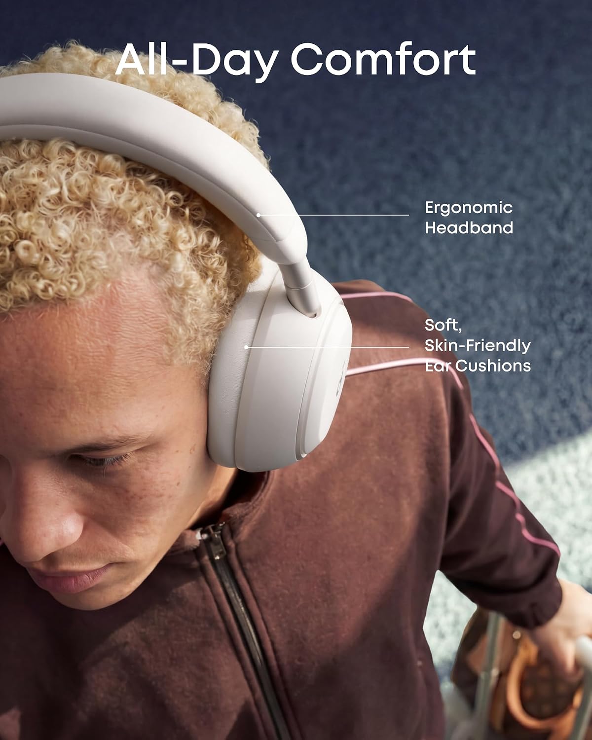 Soundcore Space 2 by Anker, auriculares con cancelación activa de r...