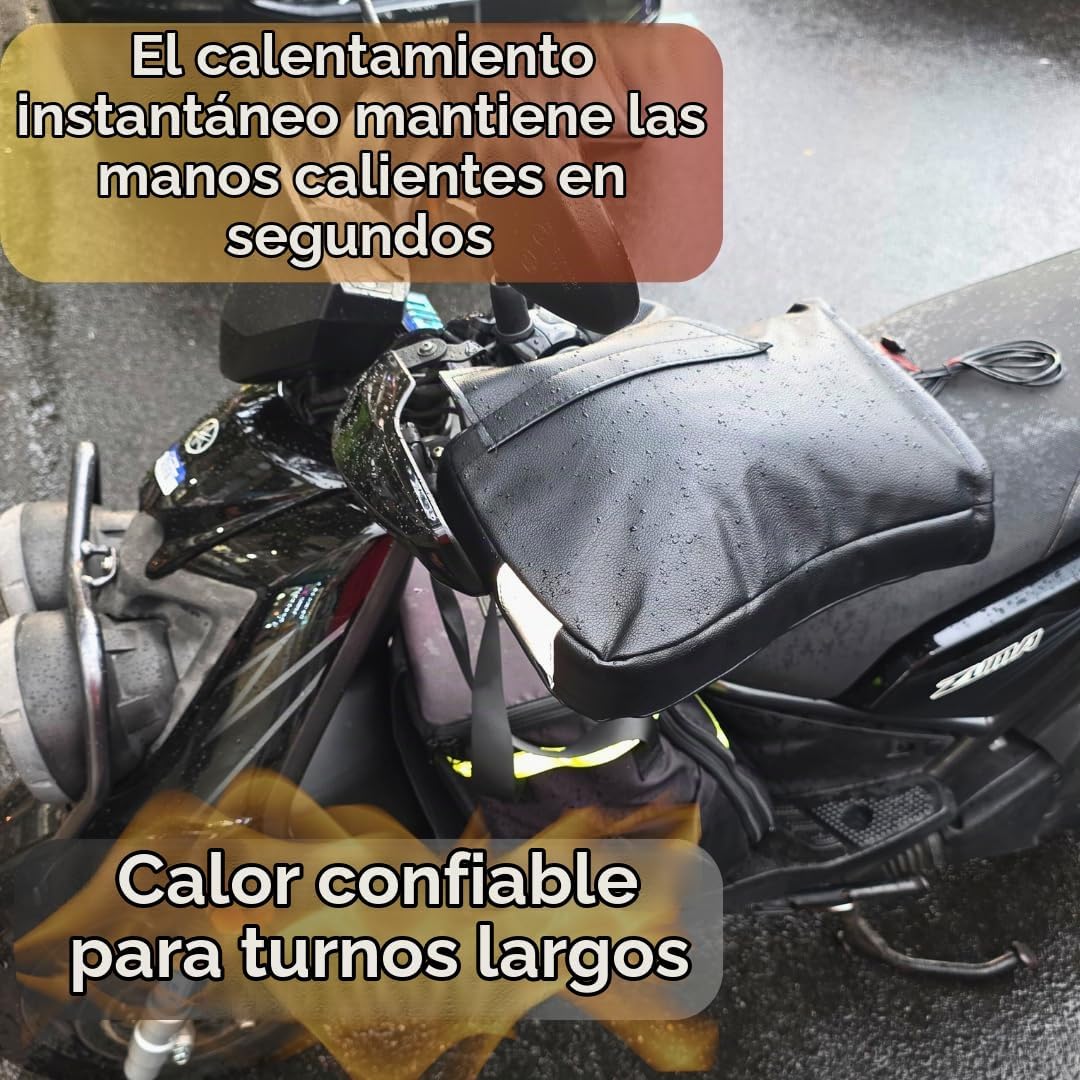 Manoplas de manillar de motocicleta con calefacción de 12 V \u2013...