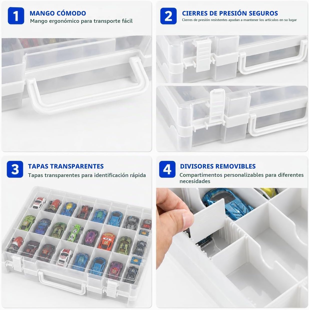 Estuche organizador de almacenamiento de juguetes compatible con Ho...