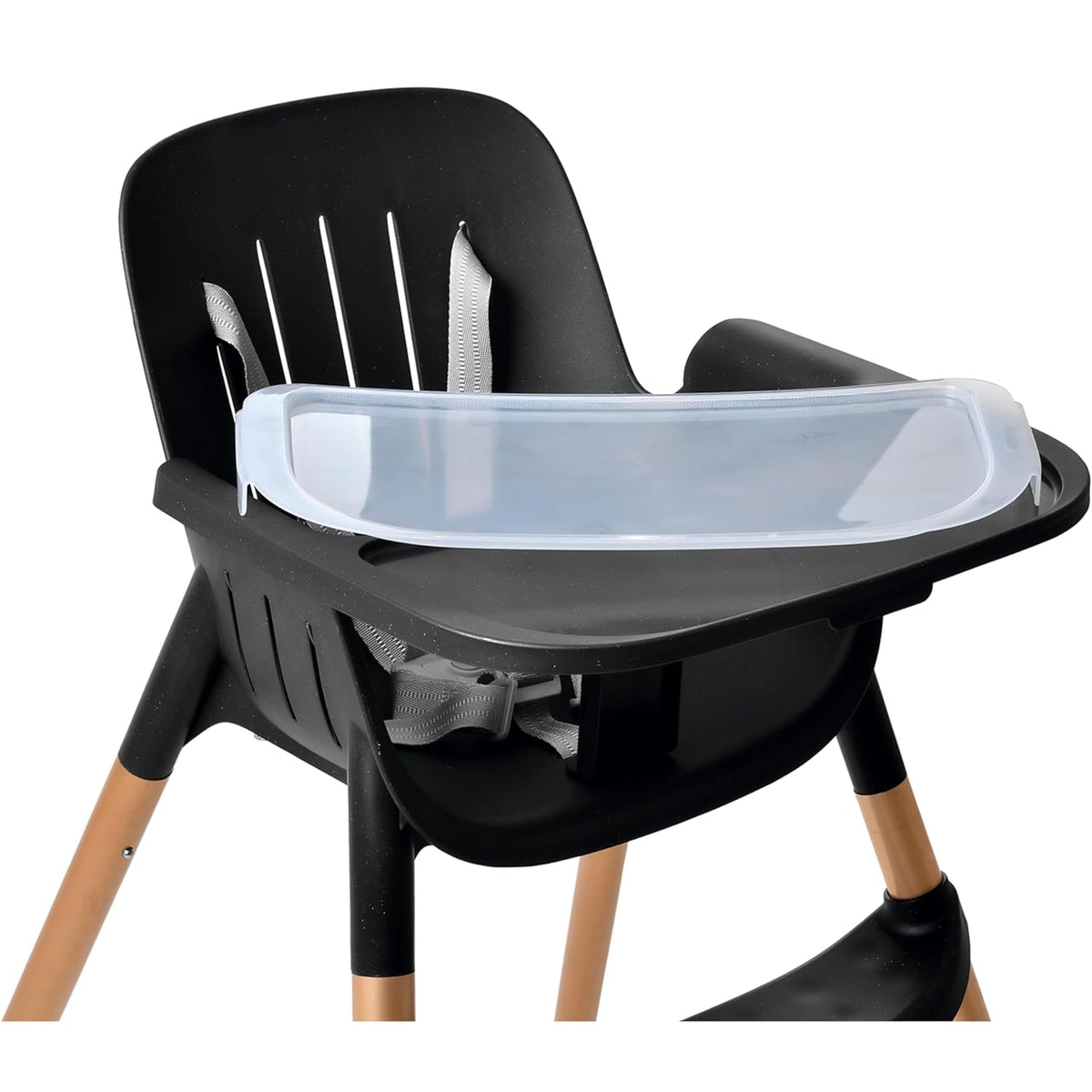 PEG Poke - Silla alta - Midnight Sky (negro y dorado) | Moderno y f...