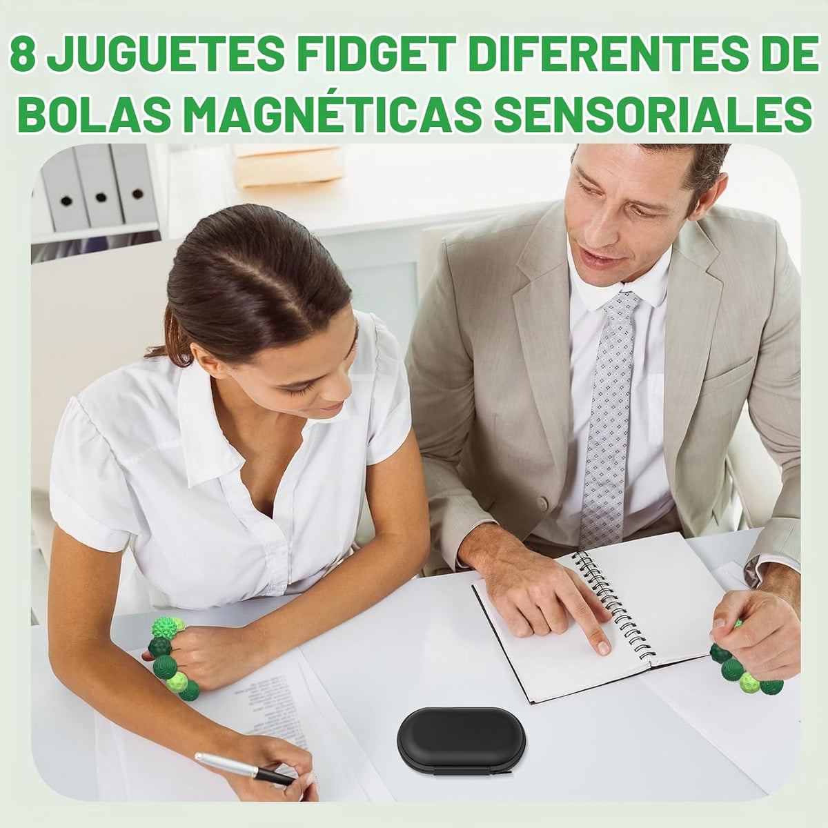 Bolas magnéticas Fidget Toys Adultos \u2013 8 piezas de bolas de at...