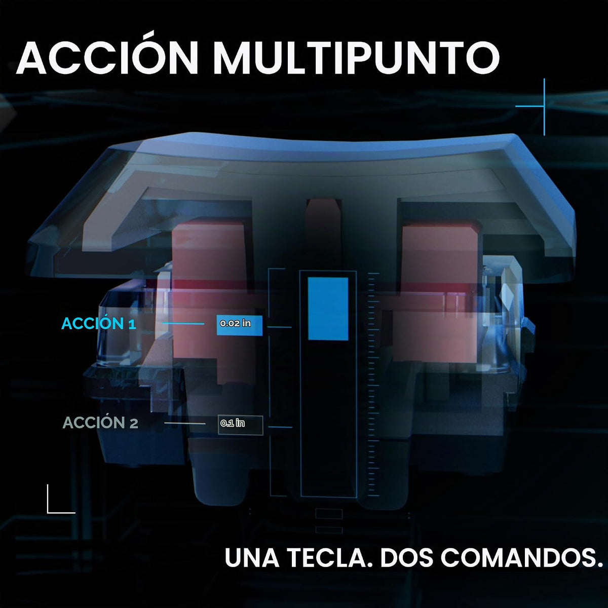 Logitech G 515 TKL Teclado rápido para juegos con cable (efecto sal...