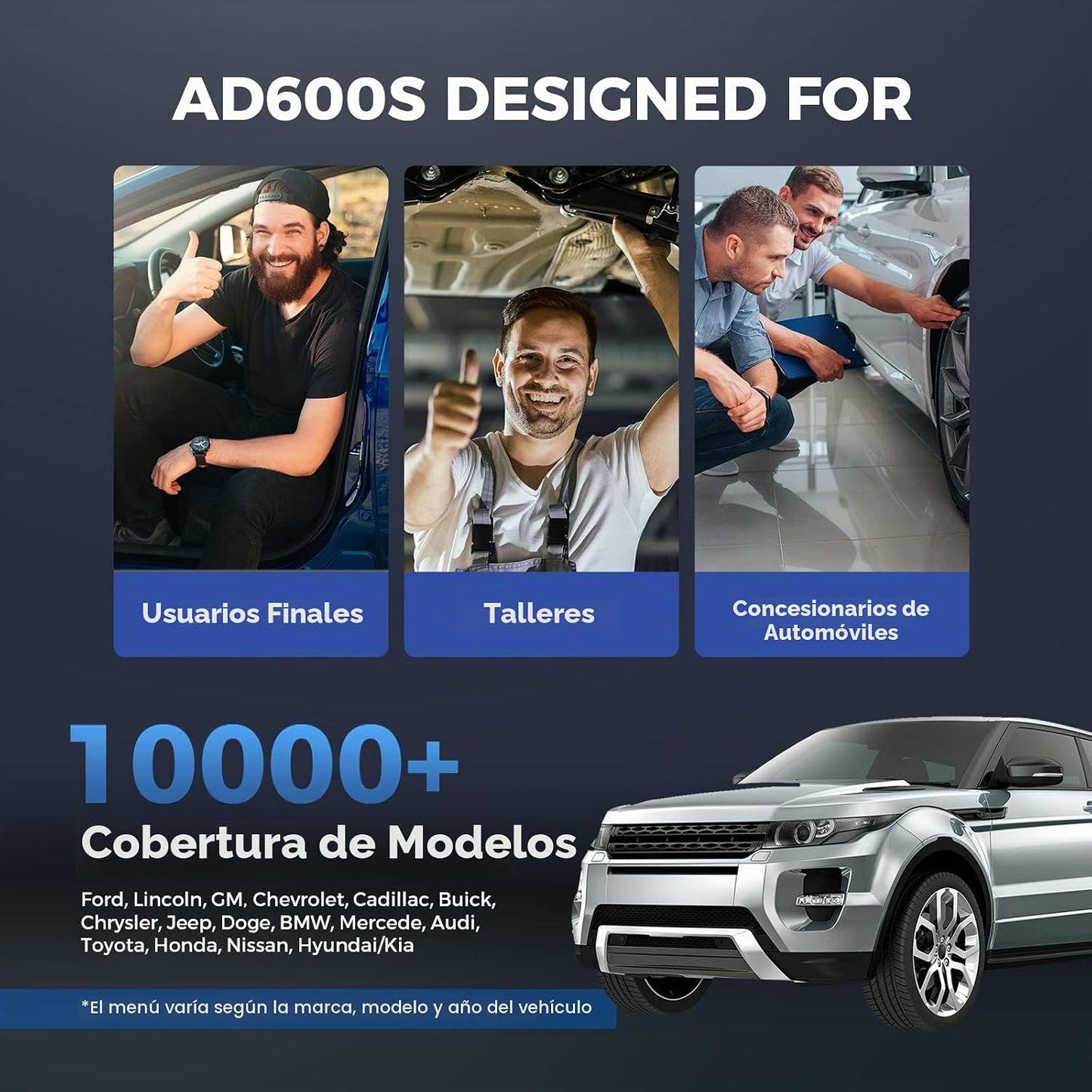 Escáner OBD2 TOPDON AD600S - Herramienta de escaneo, diagnóstico, p...