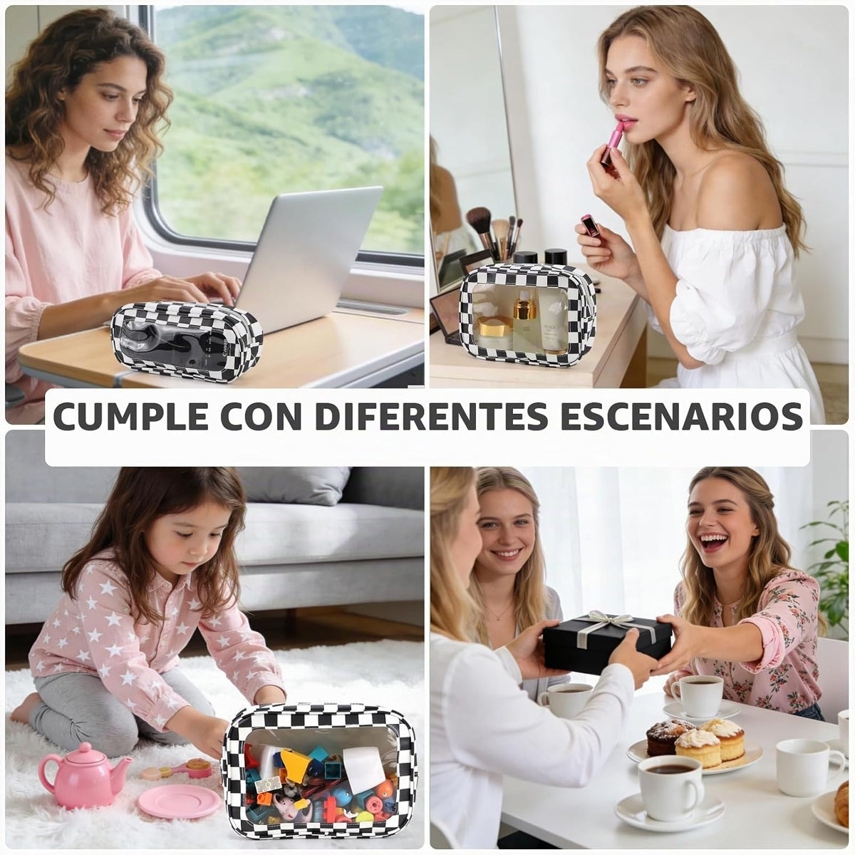 YOPCDJ Juego de 5 bolsas organizadoras para pañales, bolsa de aseo...