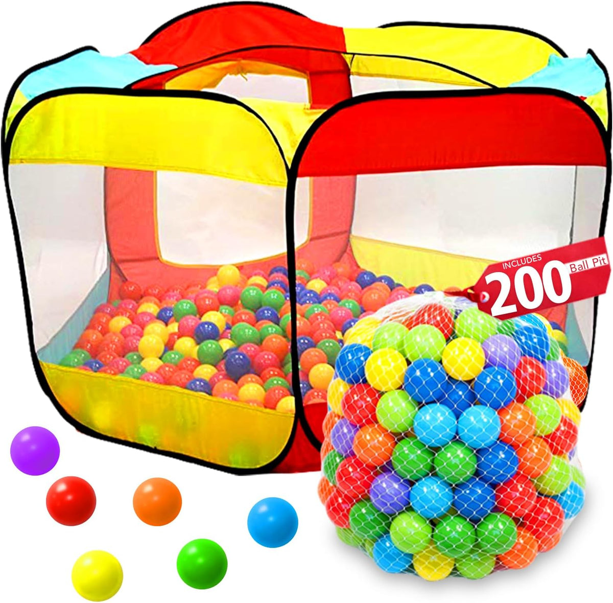 Piscina de Pelotas para Niños Tienda de Campaña Grande Desplegable...