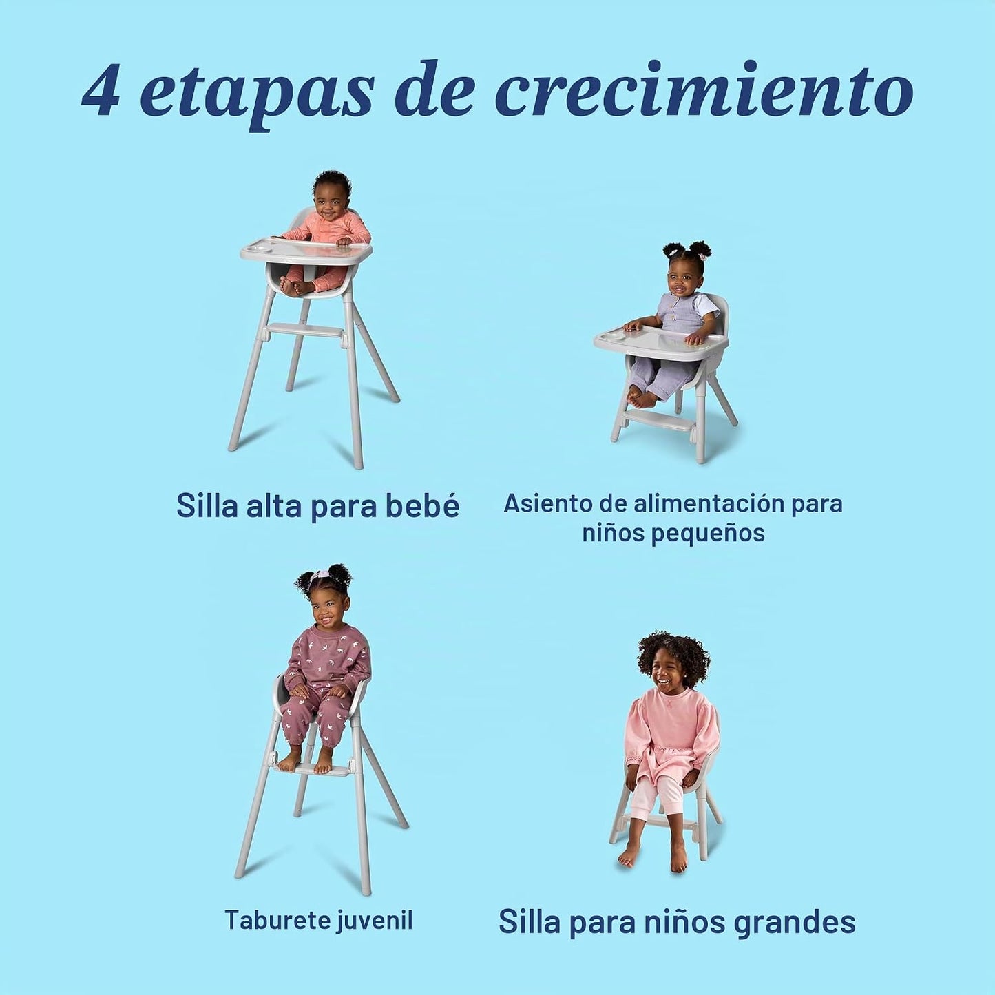 Graco Ready2Dine - Trona 4 en 1, Walker | 4 en 1: trona, asiento de...