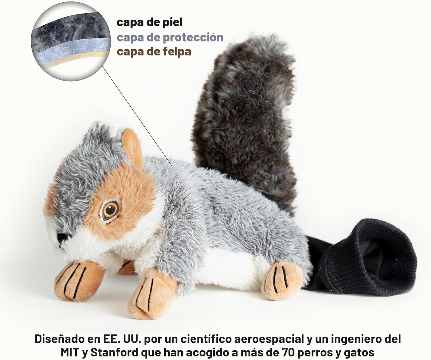 Milunova Pupr Pals - Marioneta de juguete para perros y gatos con a...