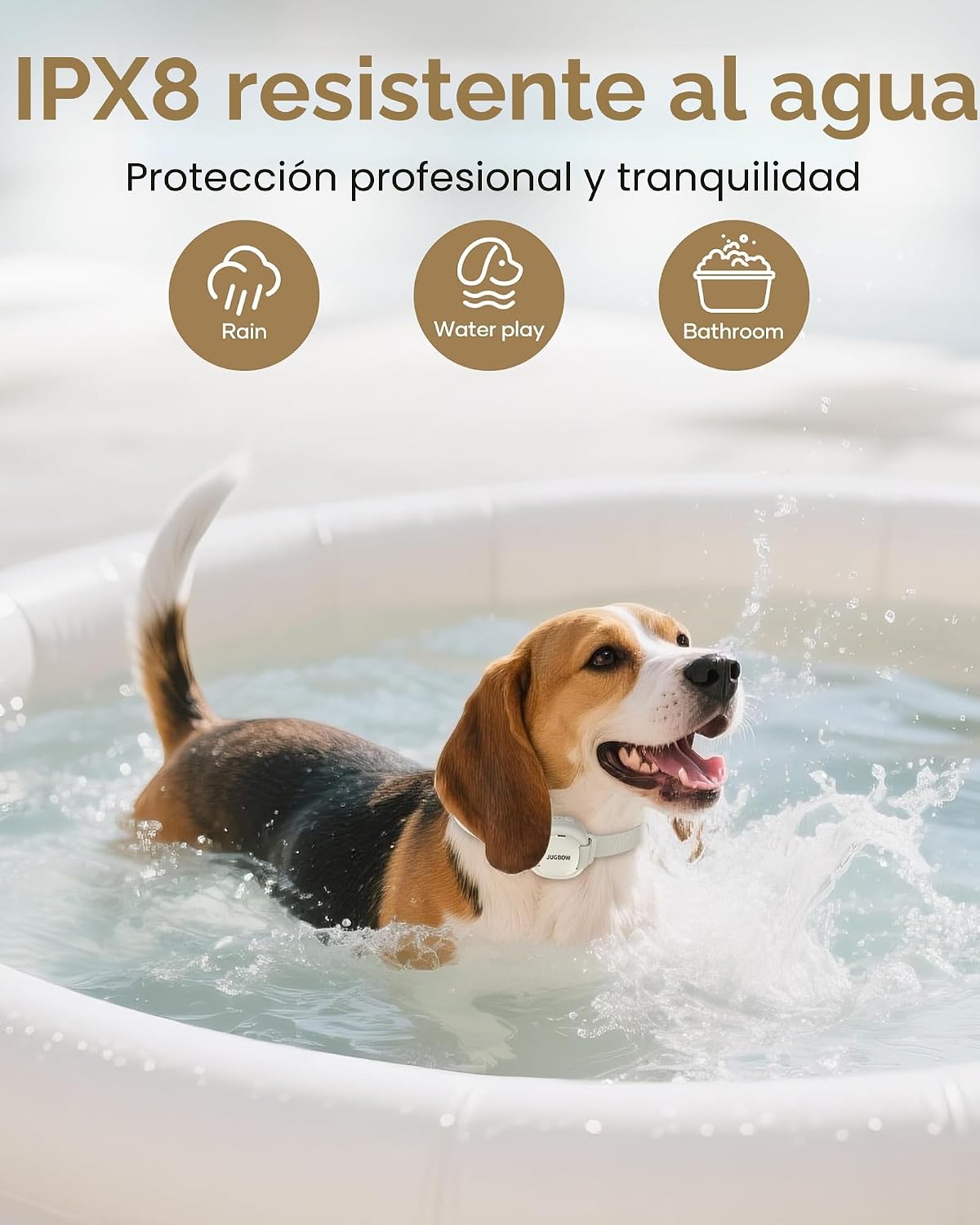 Jugbow Collar de Shock para Perros Pequeños - Collar de Entrenamien...