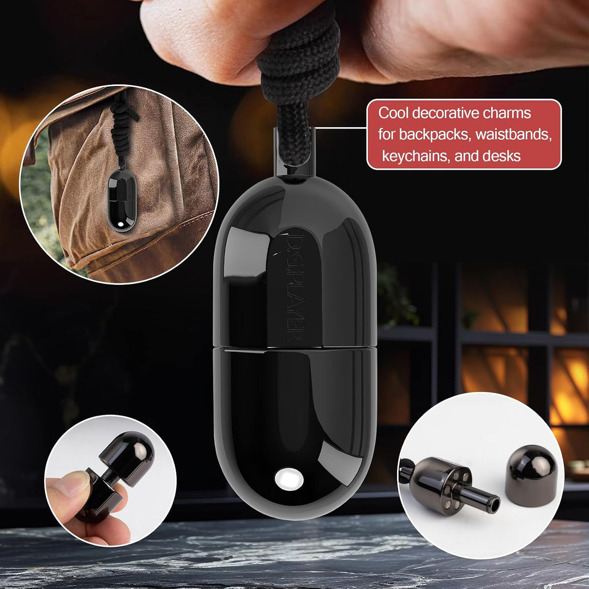 D.G. PLAYER Fidget Toys Adultos: Cápsulas Premium Metal Magnético F...