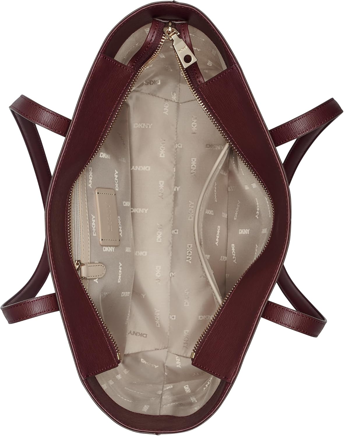 DKNY - Bolso de mano mediano de cuero para mujer Bryant | 15,2 pulg...