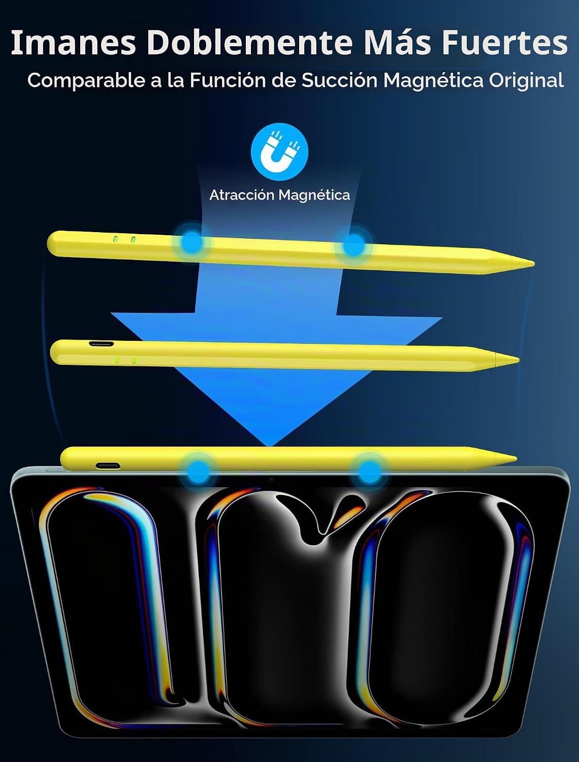 Lápiz para Apple iPad A16\/10\/9\/8\/7\/6ª generación, Pro 13\/12.9...