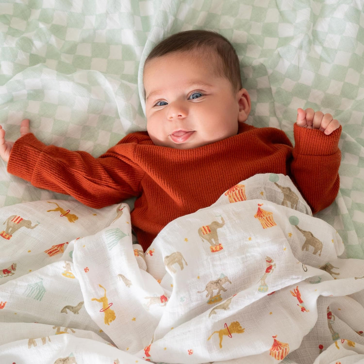 aden + anais Essentials - Manta de muselina para bebé, manta de rec...