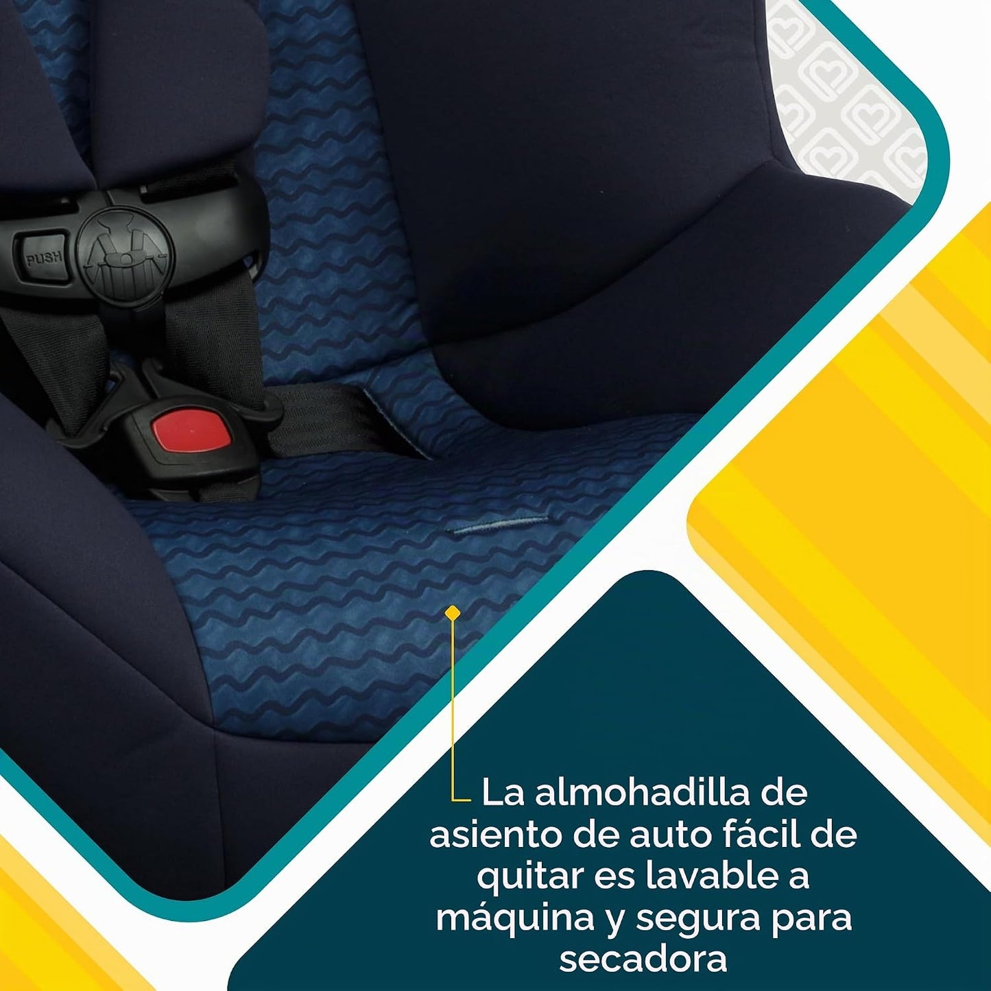 Safety 1st Asiento de automóvil convertible Smooth Ride, 2 en 1 hac...