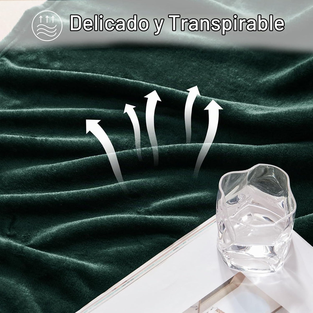 Exclusivo Mezcla Manta de vellón extragrande para sofá, cama, súper...