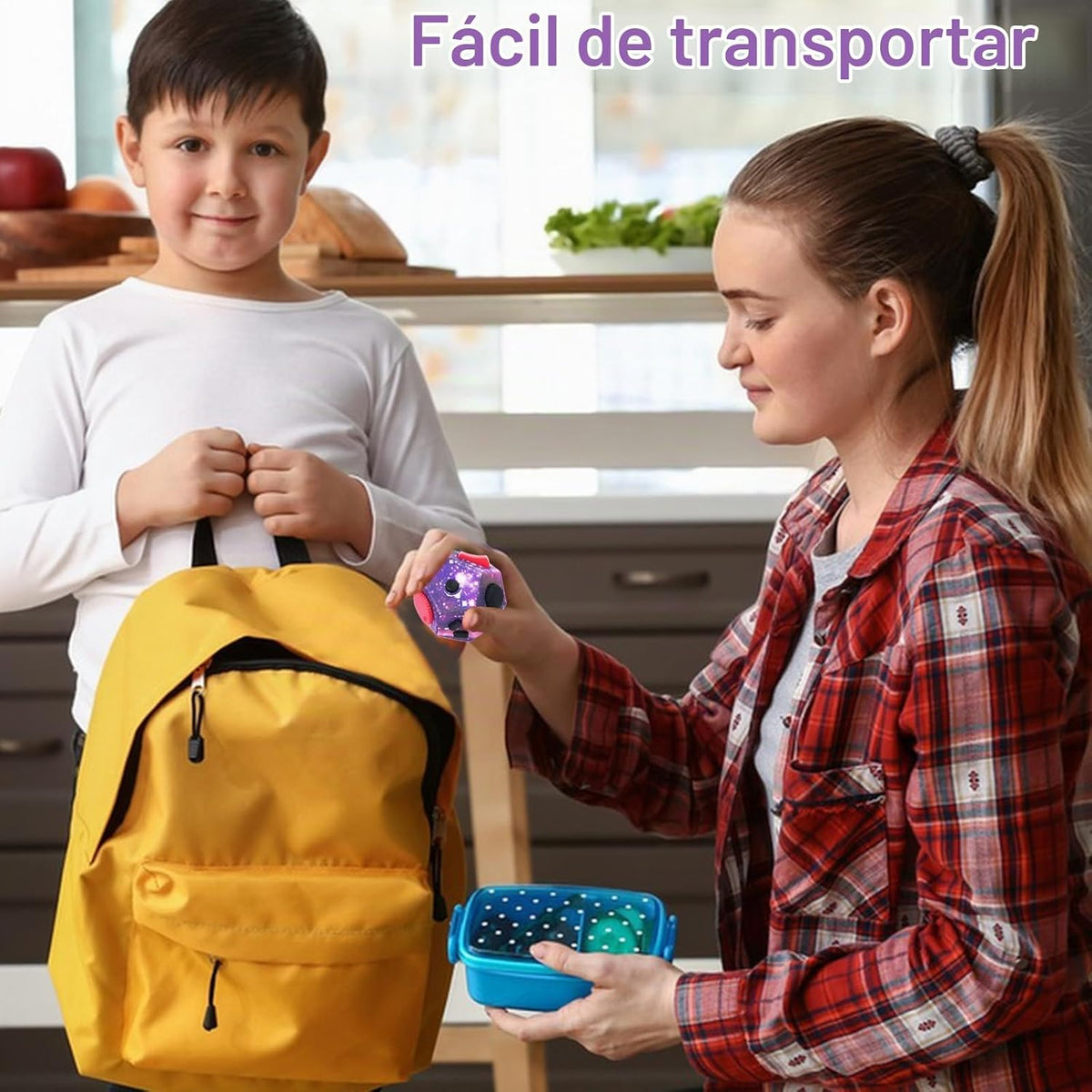 UOOEFUN Juguetes sensoriales cúbicos para personas inquietas, jugue...