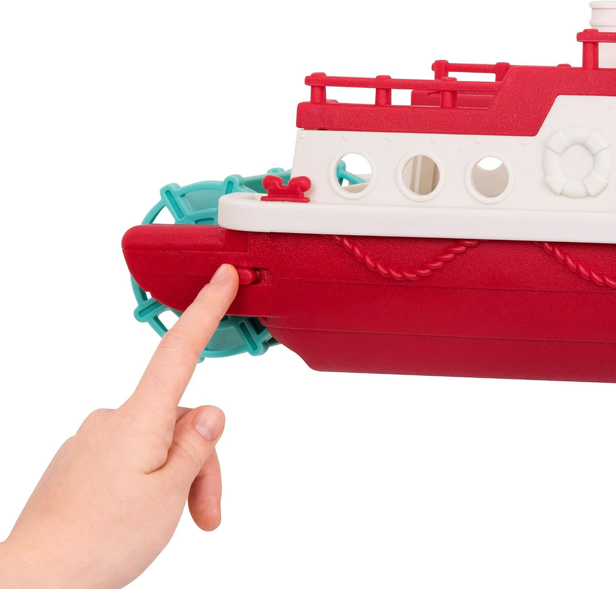 Battat Wonder Wheels - Barco de juguete de baño con 2 coches, juego...