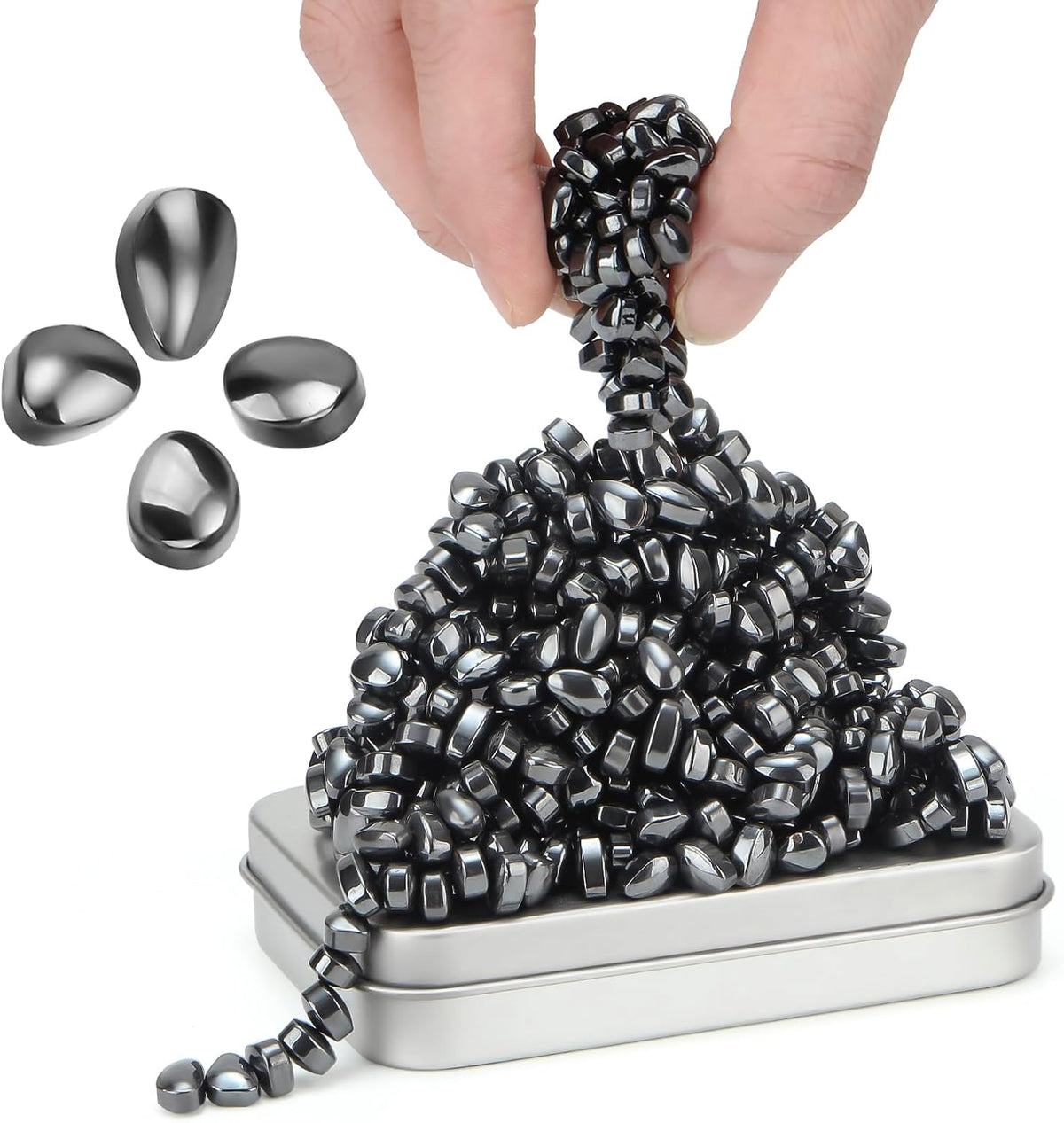 DYRDM Masilla de ferrita 300+ negra, accesorio de escritorio para a...