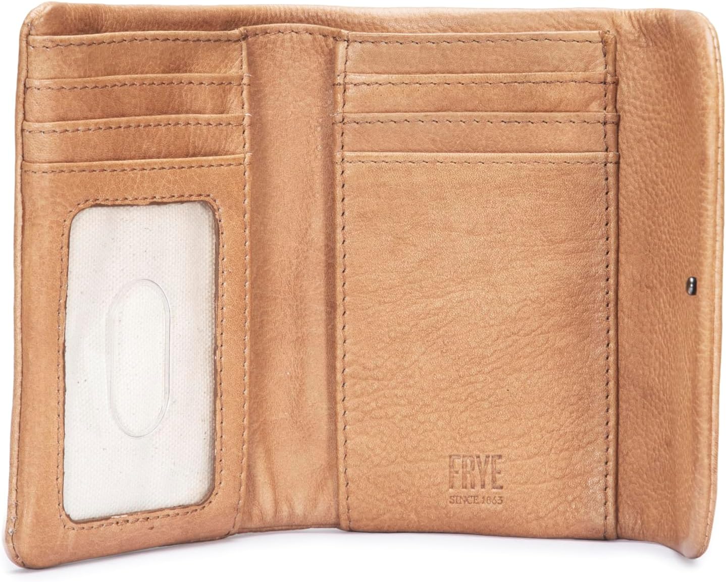 Frye Cartera pequeña anudada Nora, Beige, Frye Nora - Cartera peque...