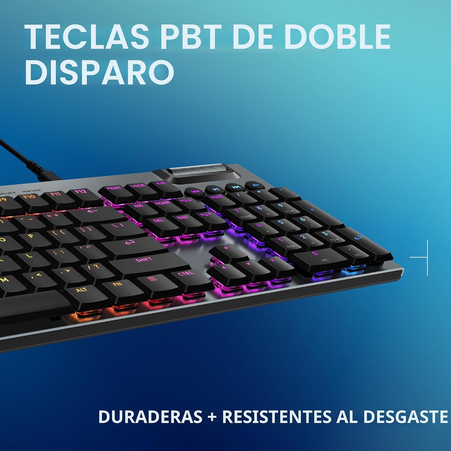 Logitech G915 X Teclado con cable para juegos (lineal) - Negro | Pe...