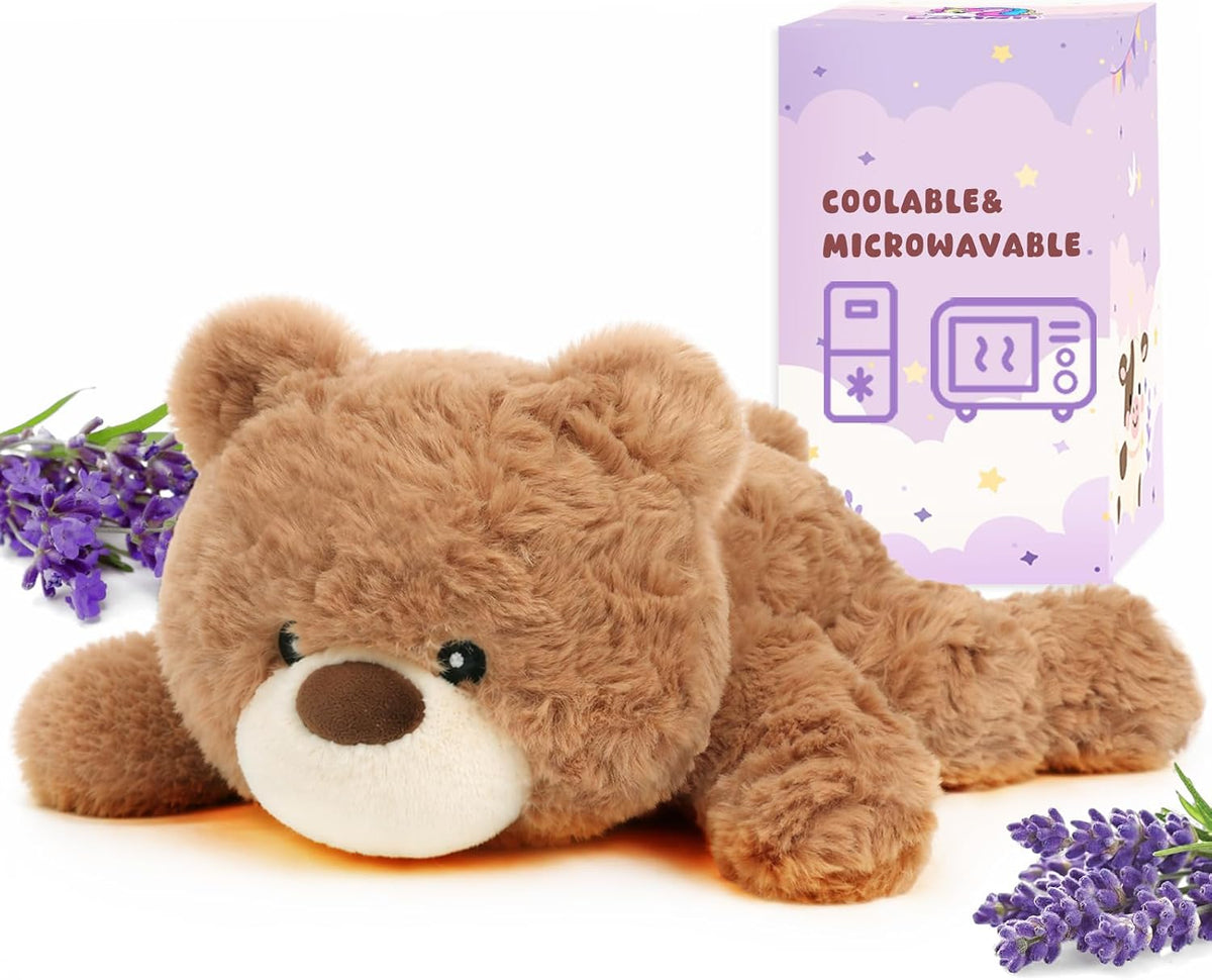 Easfan Juguete de peluche de oso de 12 pulgadas para microondas, an...