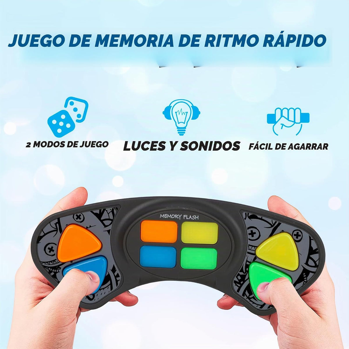 Point Games Juego de memoria portátil, juegos electrónicos para niñ...