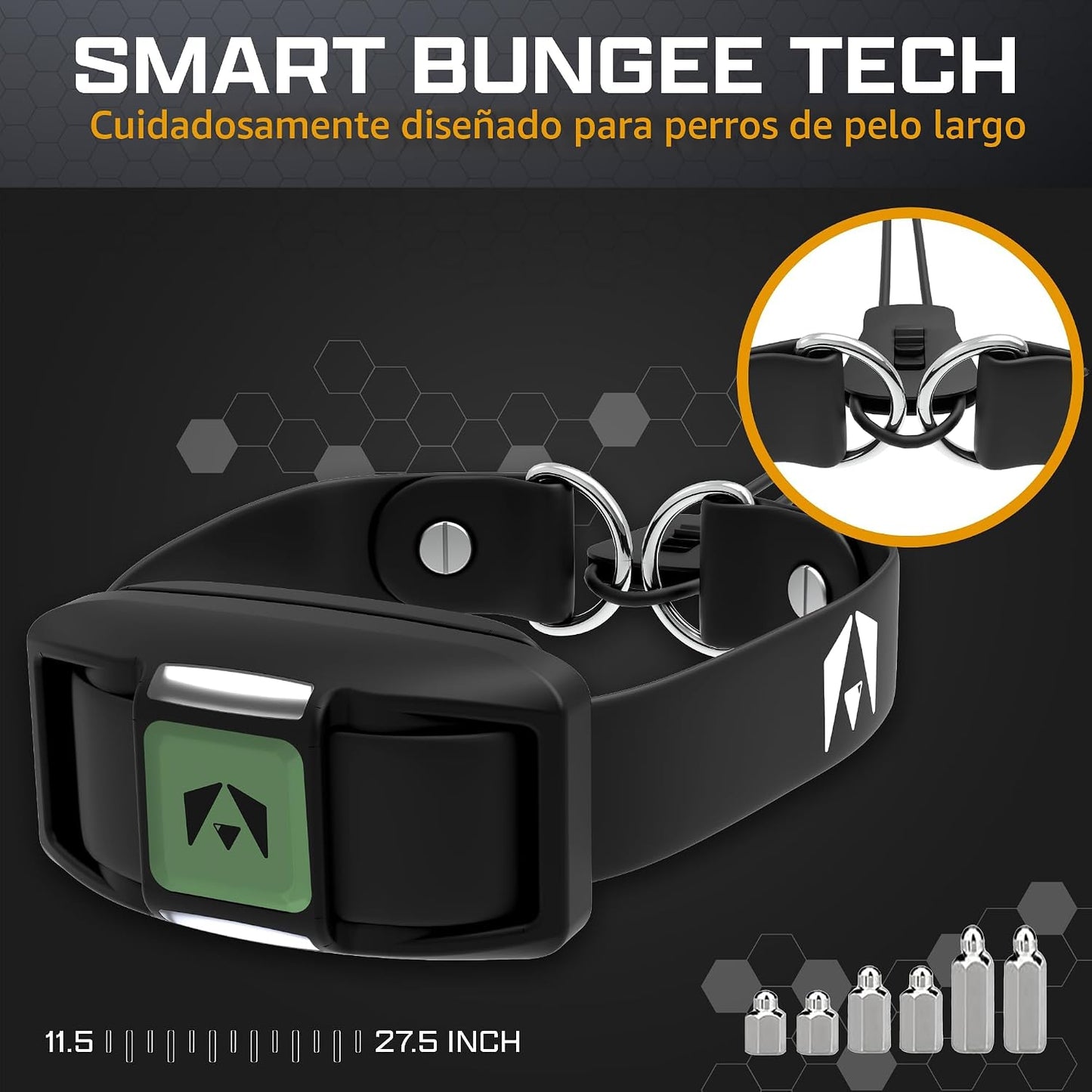 INVIROX Collar de entrenamiento para perros con control remoto, col...