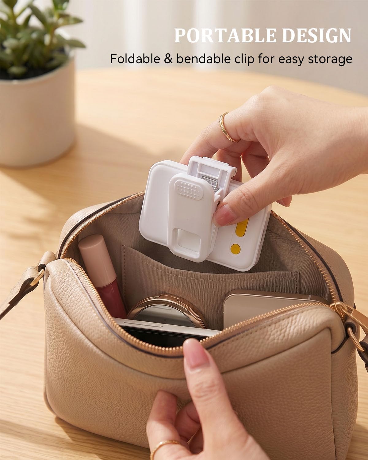 Luz de Selfie Portátil para iPhone: 90 Luces de Relleno LED Recarga...