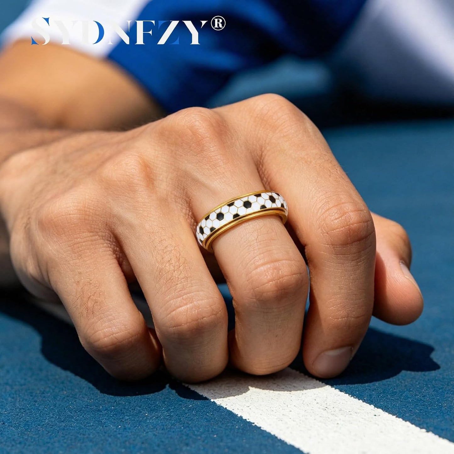 SYDNFZY Anillo de fútbol para adultos \u2013 Anillo giratorio de ac...