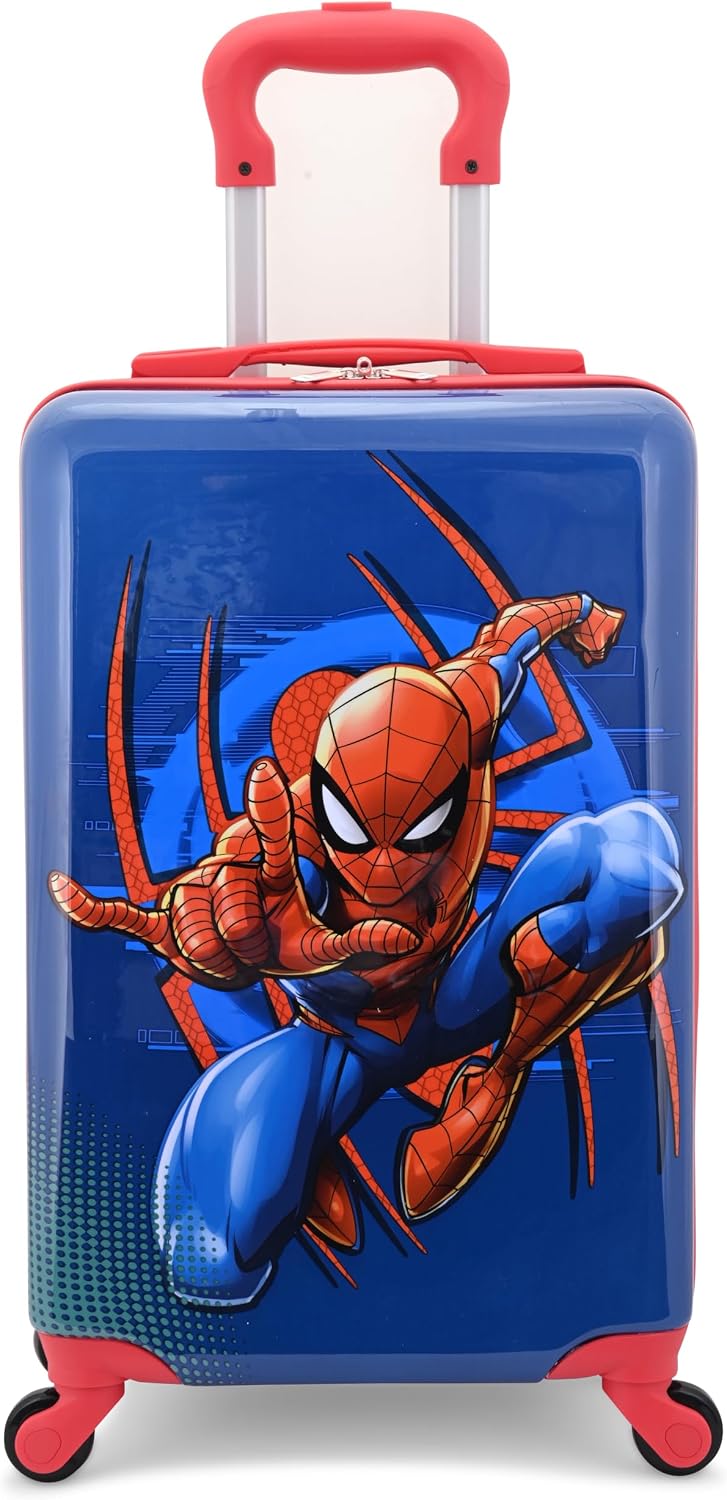 Fast Forward Marvel Spiderman - Maleta rígida de 20 pulgadas, bonit...