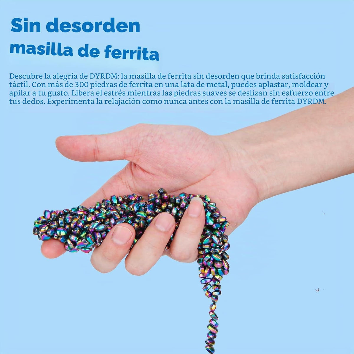DYRDM Masilla de ferrita 300+ colorido, accesorio de escritorio par...
