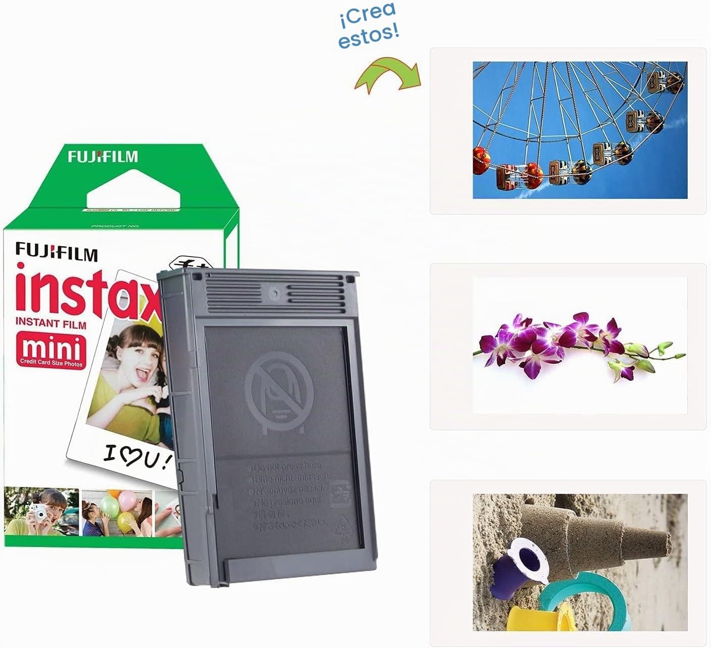 Cámara instantánea Fujifilm Instax Mini 11 gris carbón + paquete de...