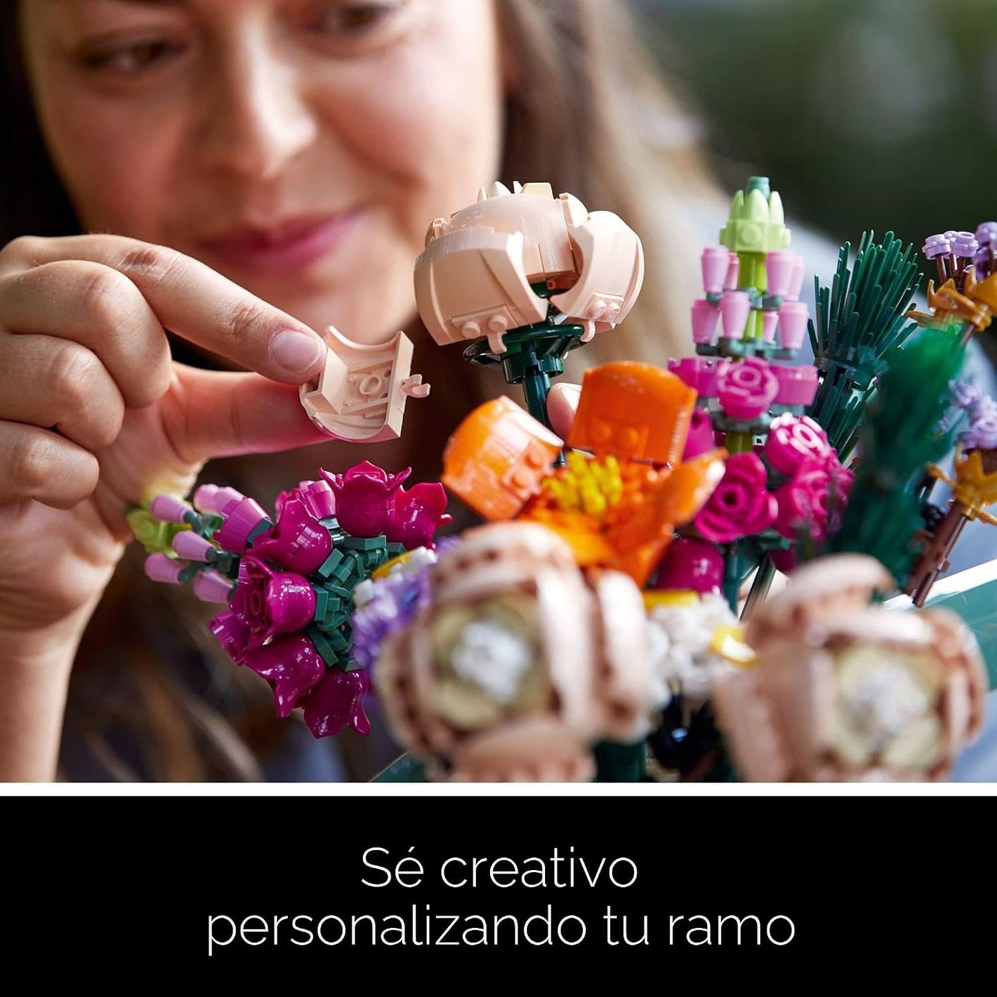 LEGO Botanicals Juego de Construcción Ramo de Flores - Flores Artif...