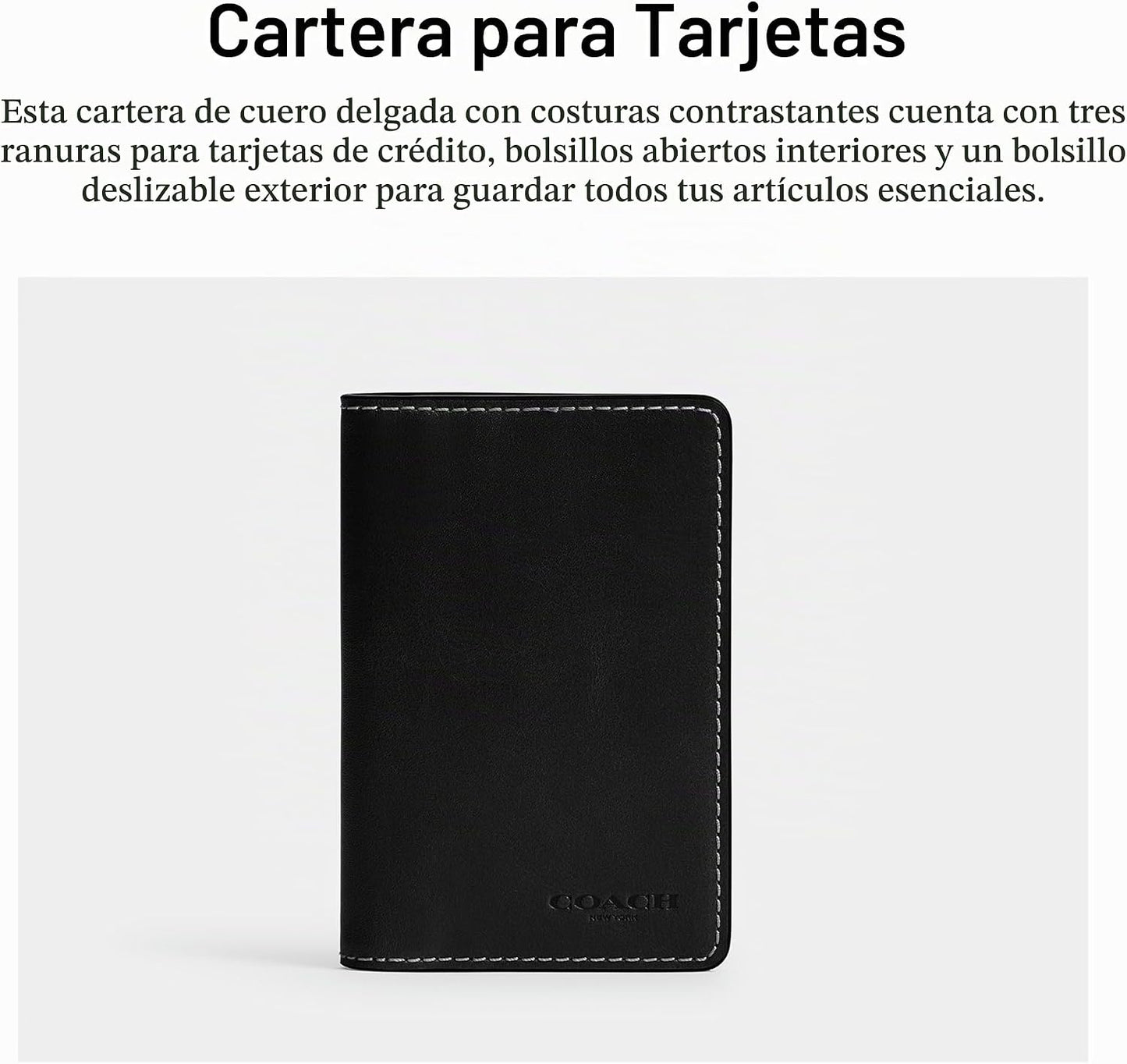 Coach - Cartera para tarjetas