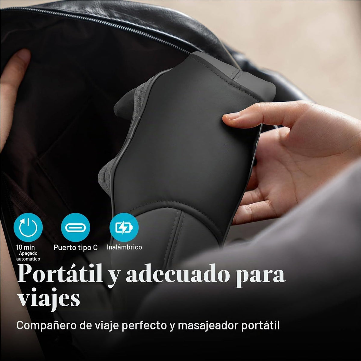 CuPiLo FSA Masajeador inalámbrico de cuello y hombros \u2013 Masaje...