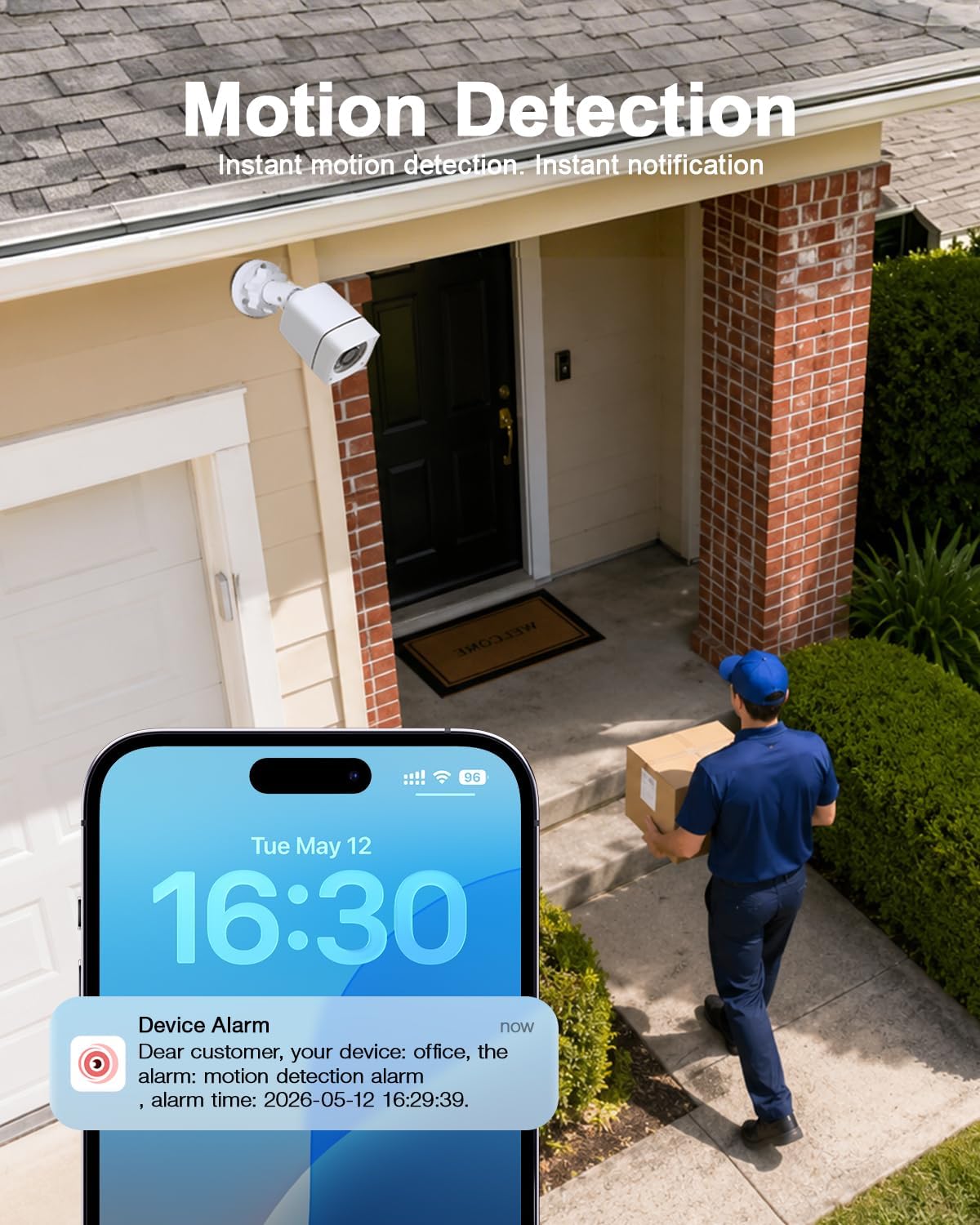 Sistema de cámara de seguridad con cable de 4 canales, cámara AIWIX...