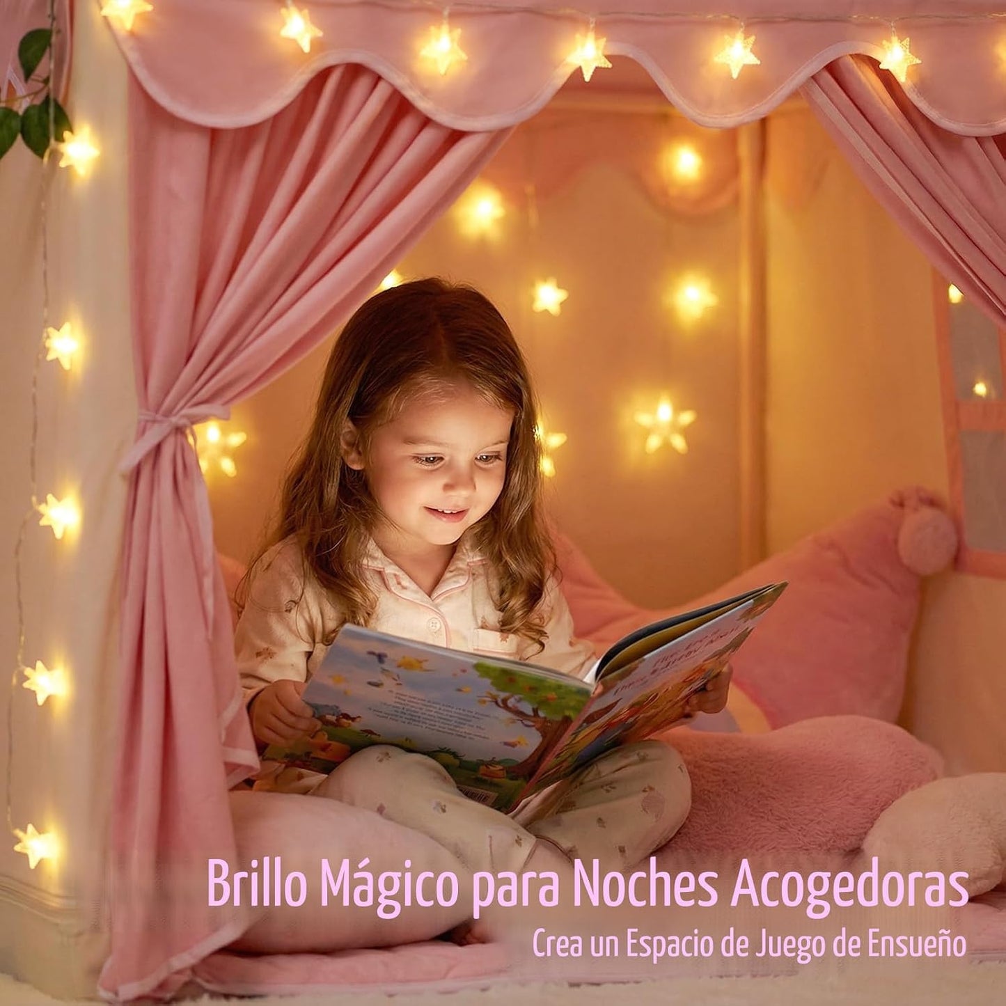 GeeSound Tienda de campaña para niños para niñas en el interior: co...
