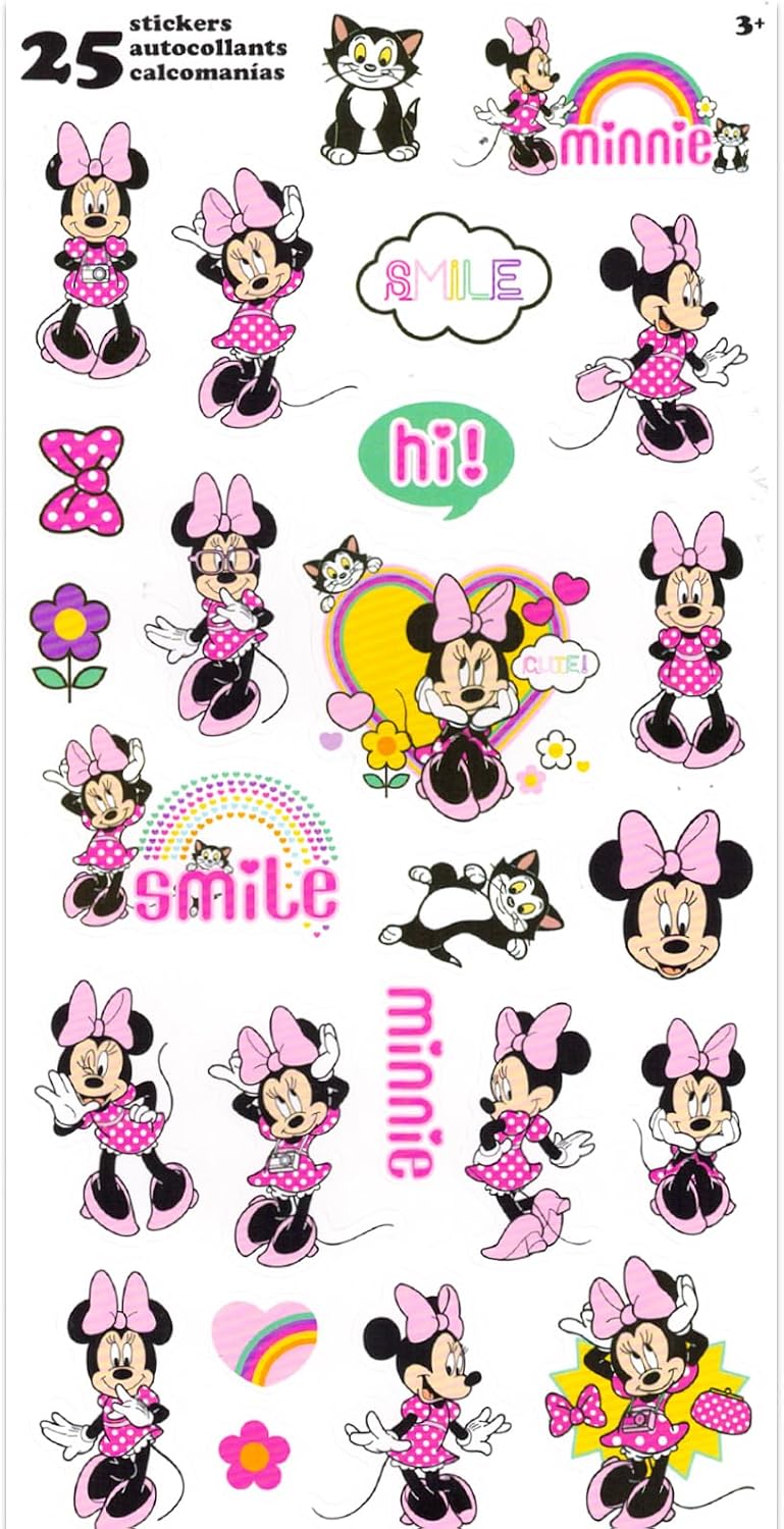 Paquete de botella de agua de acero inoxidable de Minnie Mouse de 1...