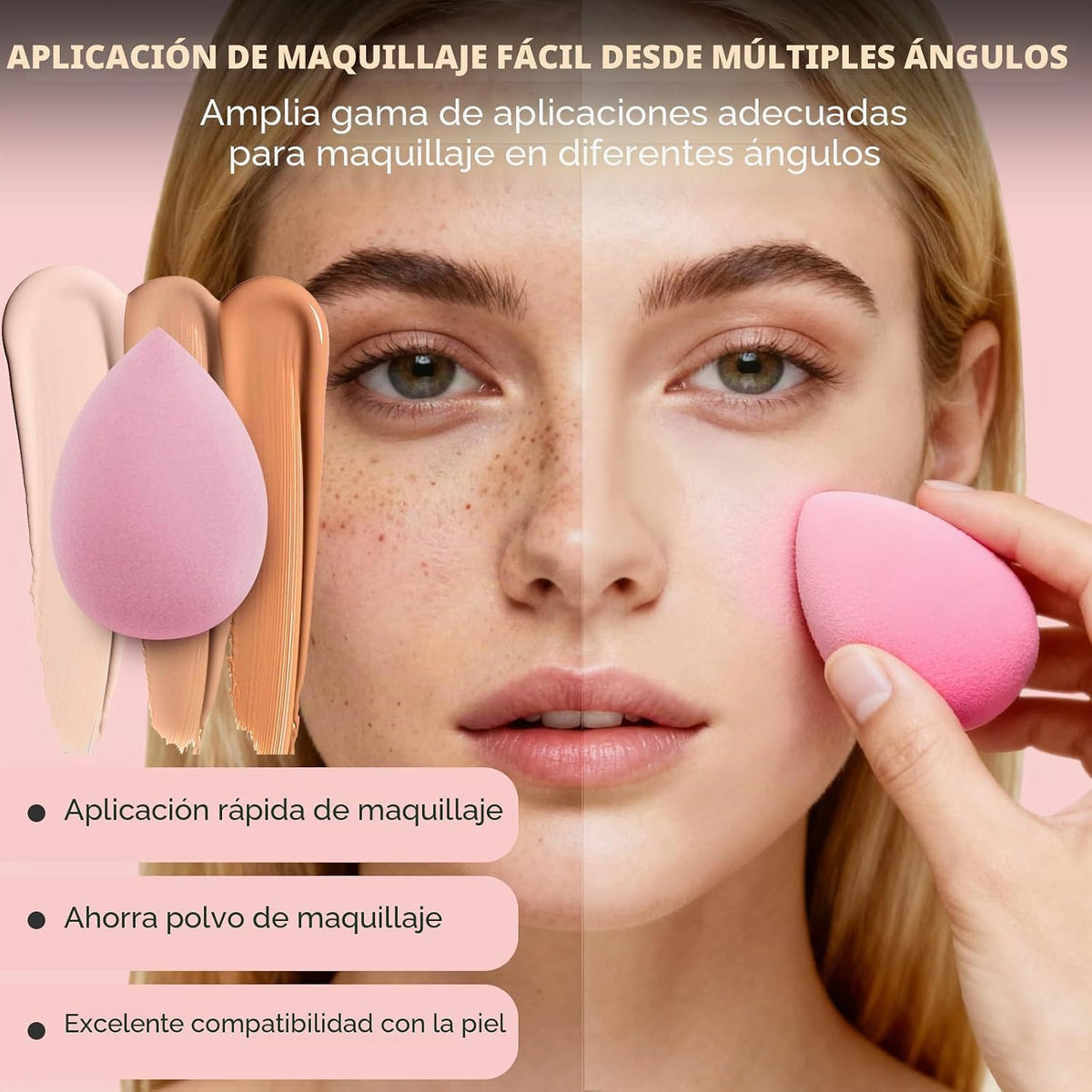 CLRDZN Juego de 70 brochas de maquillaje, juego de brochas de maqui...
