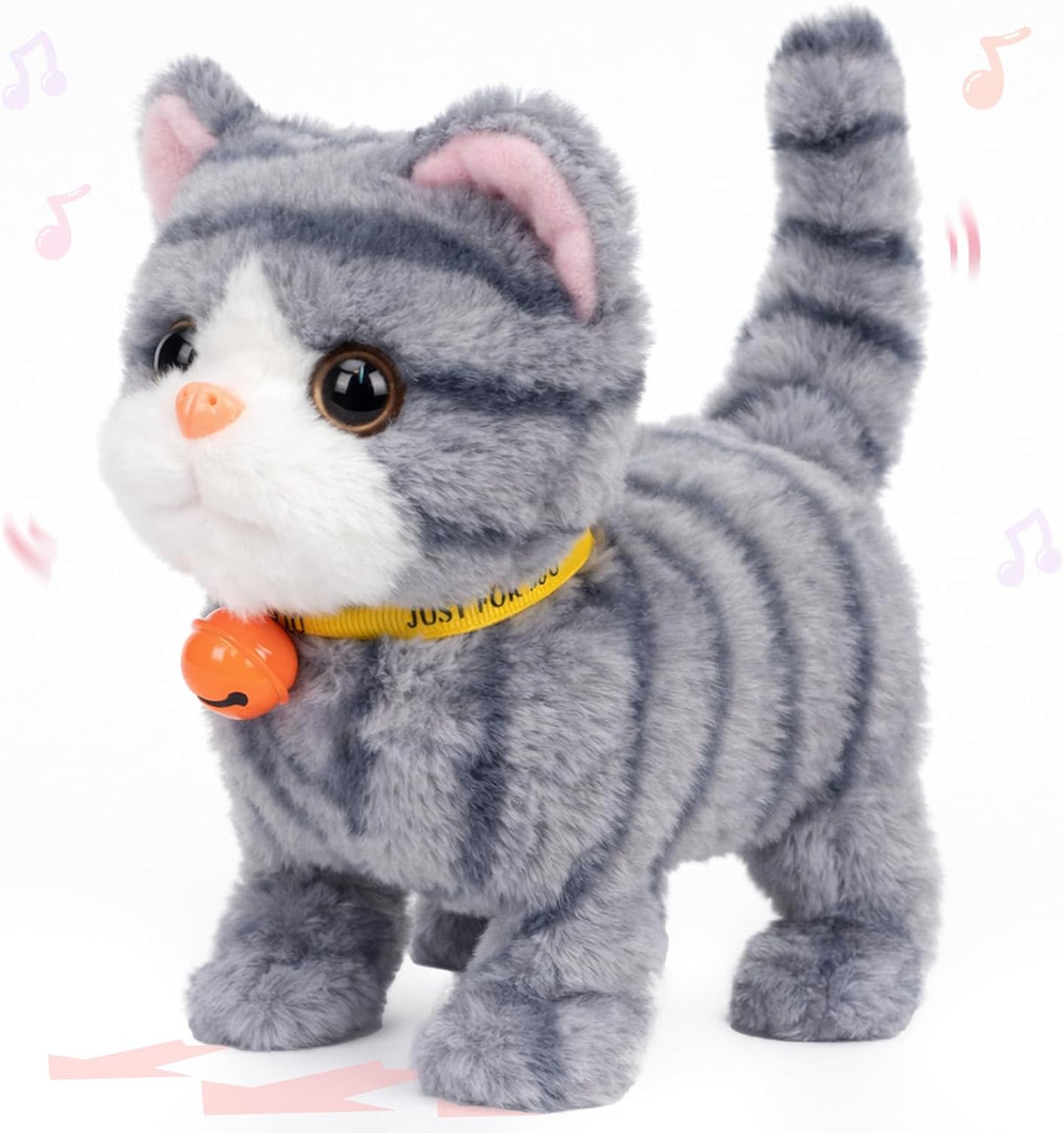 Hopearl Juguete electrónico interactivo de peluche para mascotas co...