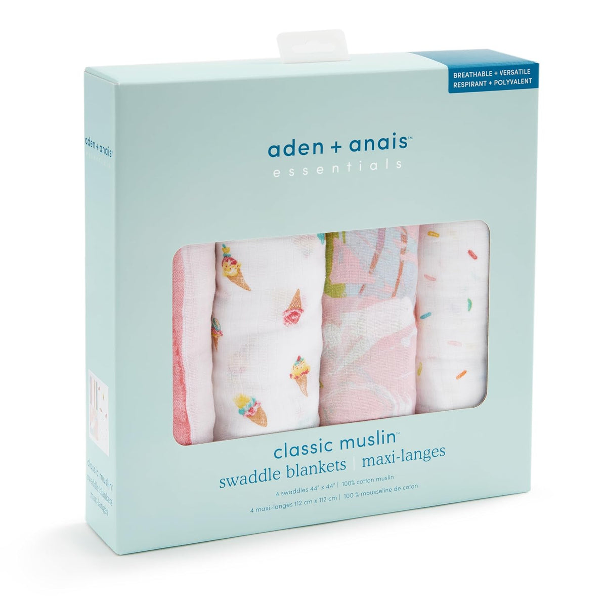 aden + anais Essentials - Mantas de muselina de algodón, manta tran...