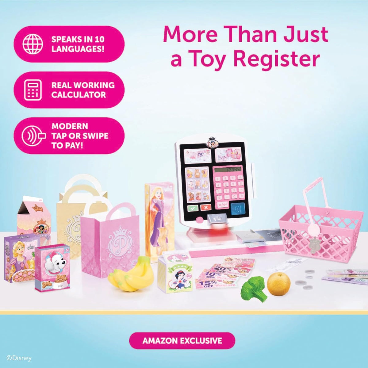 Disney Princess Style Collection - Juego de registro de comestibles...