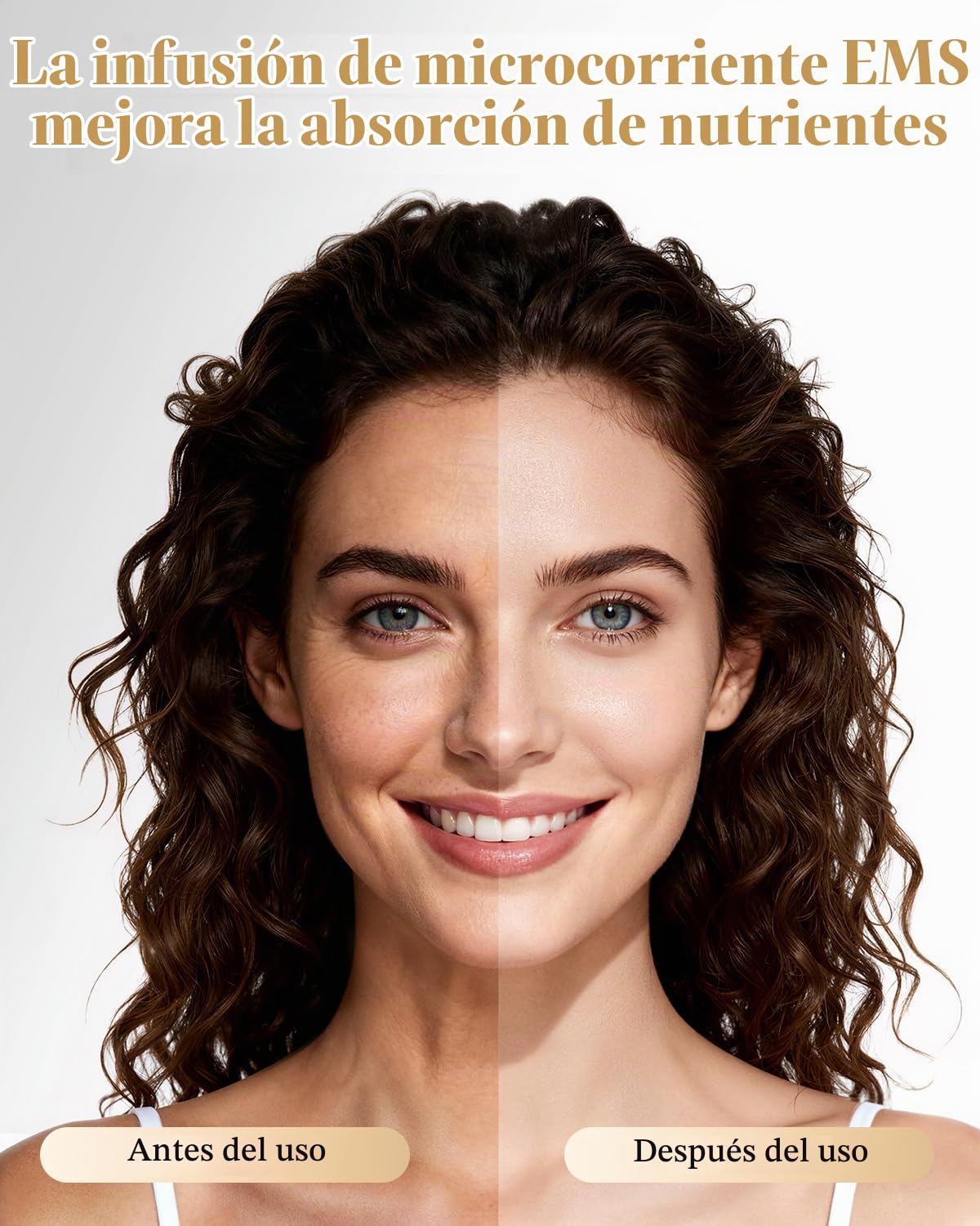 VTAZIY Masajeador facial 4 en 1, terapia de luz roja LED de 9 color...