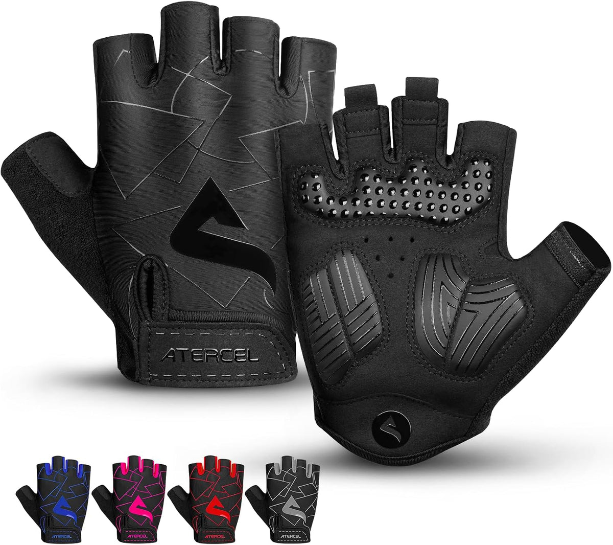 ATERCEL Guantes de ciclismo para hombre, para ciclismo, entrenamien...