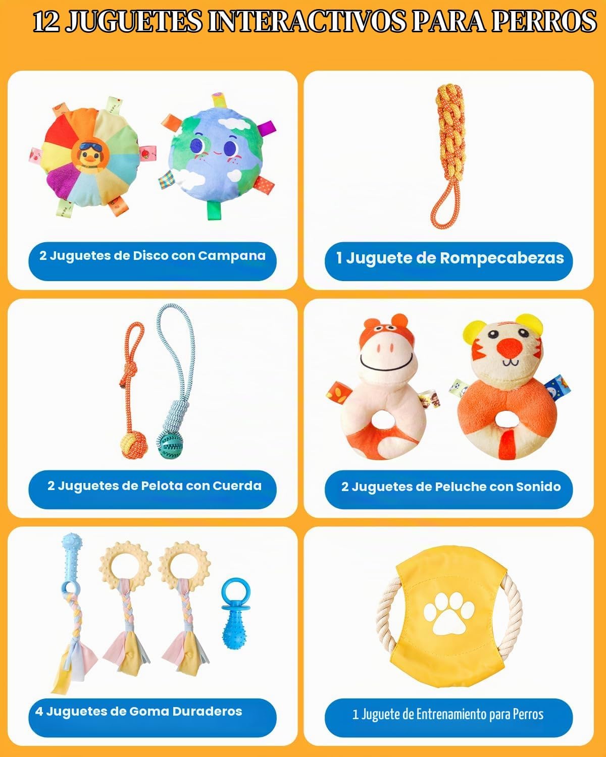 Grevigily Gimnasio de juego para cachorros para perros pequeños, 23...