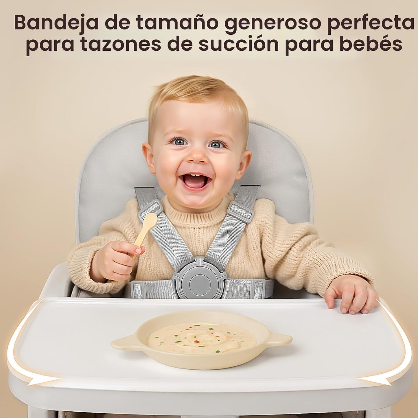 Obee Odee Silla Alta Portátil 3 en 1 para Bebés y Niños Pequeños, S...