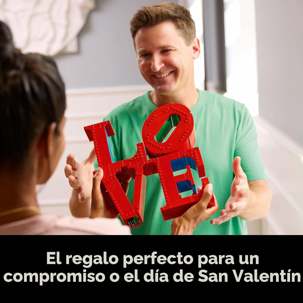 LEGO Art Love Juego de construcción coleccionable \u2013 Kit de bri...