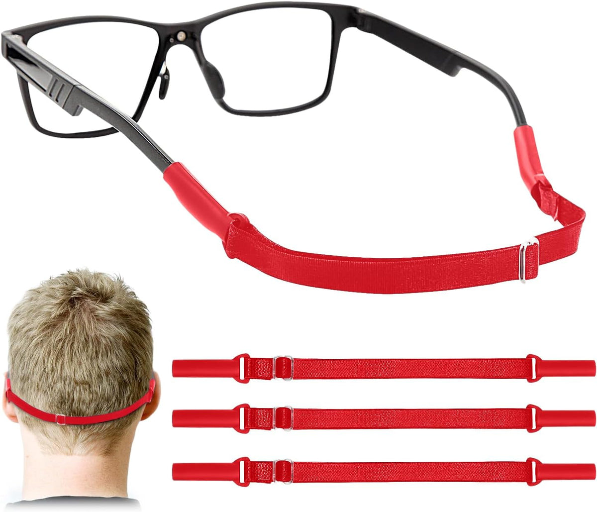 Enenfly Correas ajustables para gafas, paquete de 3 retenedores de...