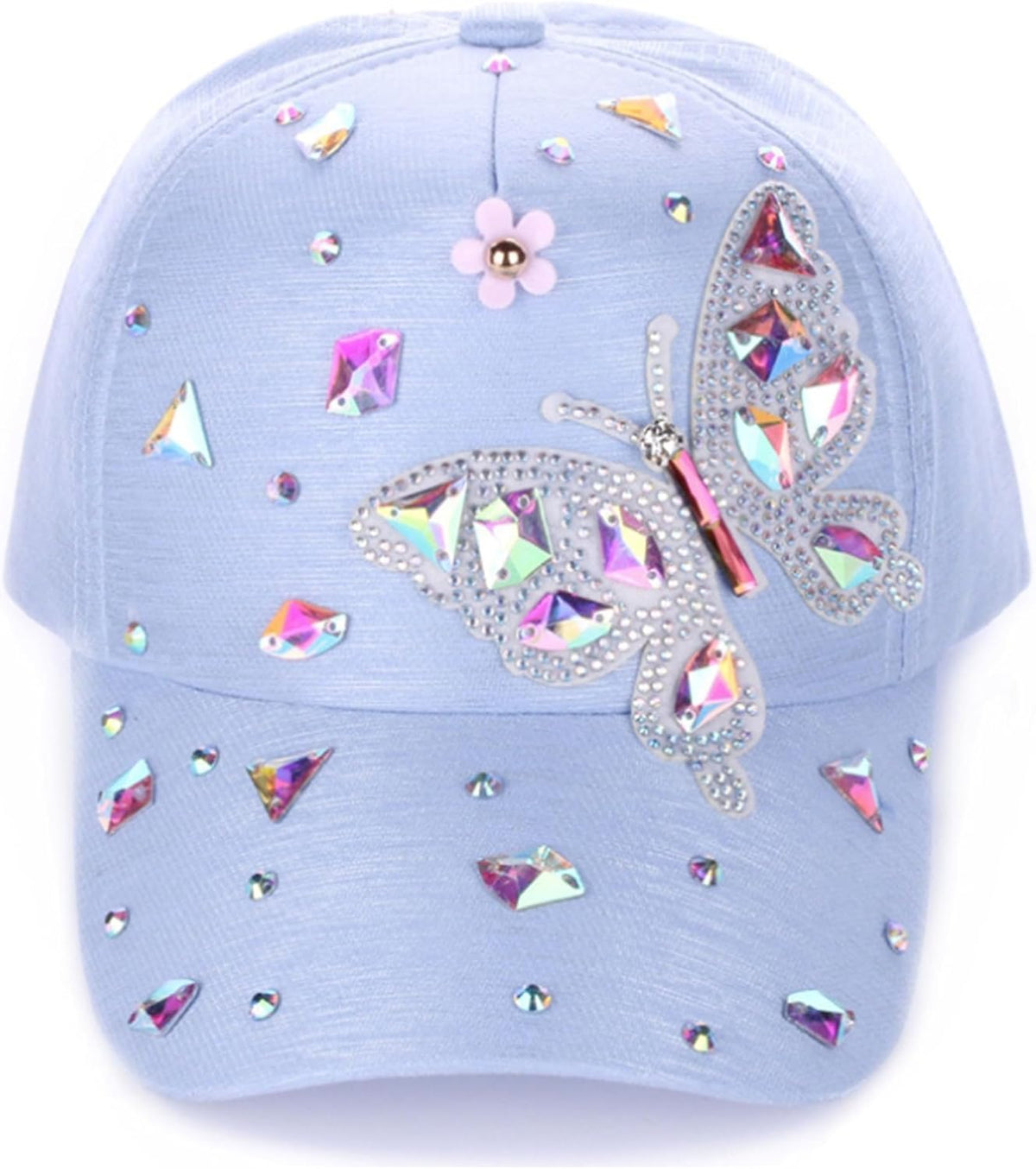 Gorra de béisbol con diseño de abeja y mariposa para mujer, con tac...